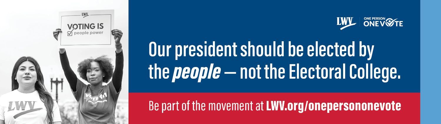 Our president should be elected by the people -- not the Electoral College